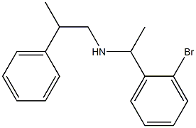 [1-(2-bromophenyl)ethyl](2-phenylpropyl)amine 구조식 이미지