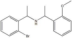 [1-(2-bromophenyl)ethyl][1-(2-methoxyphenyl)ethyl]amine 구조식 이미지