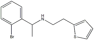 [1-(2-bromophenyl)ethyl][2-(thiophen-2-yl)ethyl]amine Structure