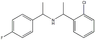 [1-(2-chlorophenyl)ethyl][1-(4-fluorophenyl)ethyl]amine Structure