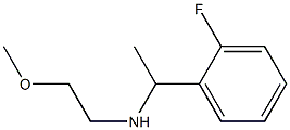 [1-(2-fluorophenyl)ethyl](2-methoxyethyl)amine Structure