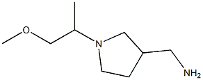 [1-(2-methoxy-1-methylethyl)pyrrolidin-3-yl]methylamine Structure