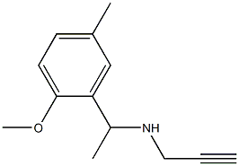 [1-(2-methoxy-5-methylphenyl)ethyl](prop-2-yn-1-yl)amine 구조식 이미지