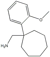 [1-(2-methoxyphenyl)cycloheptyl]methanamine Structure