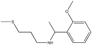 [1-(2-methoxyphenyl)ethyl][3-(methylsulfanyl)propyl]amine Structure