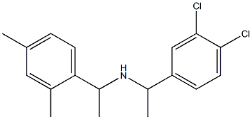 [1-(3,4-dichlorophenyl)ethyl][1-(2,4-dimethylphenyl)ethyl]amine 구조식 이미지