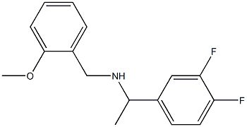 [1-(3,4-difluorophenyl)ethyl][(2-methoxyphenyl)methyl]amine 구조식 이미지