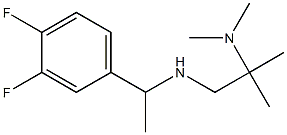 [1-(3,4-difluorophenyl)ethyl][2-(dimethylamino)-2-methylpropyl]amine Structure
