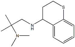 [1-(3,4-dihydro-2H-1-benzothiopyran-4-ylamino)-2-methylpropan-2-yl]dimethylamine Structure