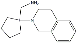 [1-(3,4-dihydroisoquinolin-2(1H)-yl)cyclopentyl]methylamine Structure