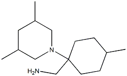 [1-(3,5-dimethylpiperidin-1-yl)-4-methylcyclohexyl]methanamine Structure