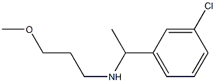 [1-(3-chlorophenyl)ethyl](3-methoxypropyl)amine 구조식 이미지