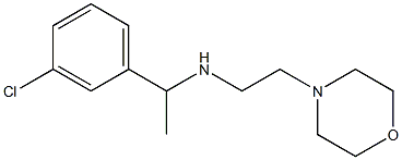 [1-(3-chlorophenyl)ethyl][2-(morpholin-4-yl)ethyl]amine 구조식 이미지