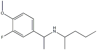 [1-(3-fluoro-4-methoxyphenyl)ethyl](pentan-2-yl)amine 구조식 이미지