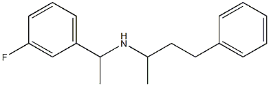 [1-(3-fluorophenyl)ethyl](4-phenylbutan-2-yl)amine 구조식 이미지
