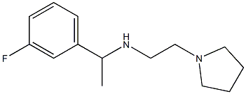 [1-(3-fluorophenyl)ethyl][2-(pyrrolidin-1-yl)ethyl]amine Structure