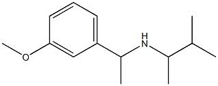 [1-(3-methoxyphenyl)ethyl](3-methylbutan-2-yl)amine 구조식 이미지