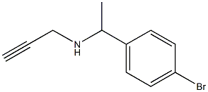 [1-(4-bromophenyl)ethyl](prop-2-yn-1-yl)amine Structure