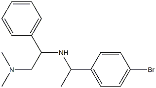 [1-(4-bromophenyl)ethyl][2-(dimethylamino)-1-phenylethyl]amine 구조식 이미지