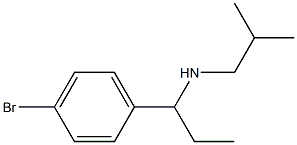 [1-(4-bromophenyl)propyl](2-methylpropyl)amine 구조식 이미지