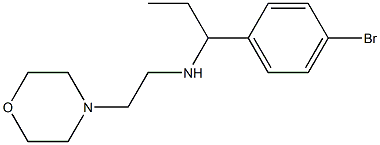 [1-(4-bromophenyl)propyl][2-(morpholin-4-yl)ethyl]amine 구조식 이미지