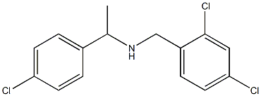 [1-(4-chlorophenyl)ethyl][(2,4-dichlorophenyl)methyl]amine Structure