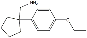 [1-(4-ethoxyphenyl)cyclopentyl]methanamine 구조식 이미지