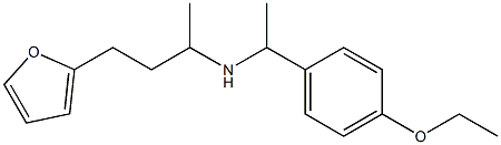 [1-(4-ethoxyphenyl)ethyl][4-(furan-2-yl)butan-2-yl]amine 구조식 이미지