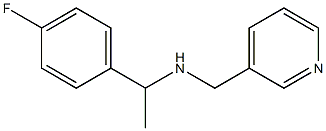 [1-(4-fluorophenyl)ethyl](pyridin-3-ylmethyl)amine Structure