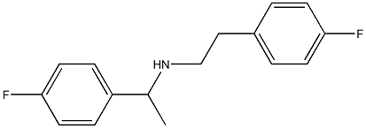 [1-(4-fluorophenyl)ethyl][2-(4-fluorophenyl)ethyl]amine 구조식 이미지