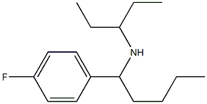 [1-(4-fluorophenyl)pentyl](pentan-3-yl)amine 구조식 이미지