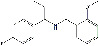 [1-(4-fluorophenyl)propyl][(2-methoxyphenyl)methyl]amine 구조식 이미지