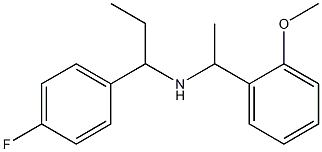 [1-(4-fluorophenyl)propyl][1-(2-methoxyphenyl)ethyl]amine Structure