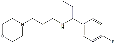 [1-(4-fluorophenyl)propyl][3-(morpholin-4-yl)propyl]amine 구조식 이미지