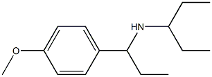 [1-(4-methoxyphenyl)propyl](pentan-3-yl)amine Structure