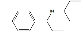 [1-(4-methylphenyl)propyl](pentan-3-yl)amine Structure