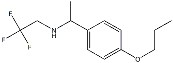 [1-(4-propoxyphenyl)ethyl](2,2,2-trifluoroethyl)amine 구조식 이미지