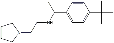 [1-(4-tert-butylphenyl)ethyl][2-(pyrrolidin-1-yl)ethyl]amine Structure