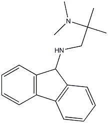 [1-(9H-fluoren-9-ylamino)-2-methylpropan-2-yl]dimethylamine 구조식 이미지