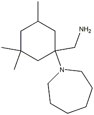 [1-(azepan-1-yl)-3,3,5-trimethylcyclohexyl]methanamine Structure