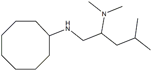 [1-(cyclooctylamino)-4-methylpentan-2-yl]dimethylamine 구조식 이미지