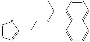 [1-(naphthalen-1-yl)ethyl][2-(thiophen-2-yl)ethyl]amine 구조식 이미지