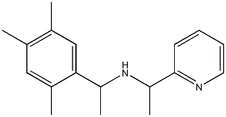 [1-(pyridin-2-yl)ethyl][1-(2,4,5-trimethylphenyl)ethyl]amine Structure