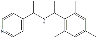 [1-(pyridin-4-yl)ethyl][1-(2,4,6-trimethylphenyl)ethyl]amine 구조식 이미지