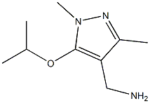 [1,3-dimethyl-5-(propan-2-yloxy)-1H-pyrazol-4-yl]methanamine Structure