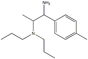 [1-amino-1-(4-methylphenyl)propan-2-yl]dipropylamine Structure