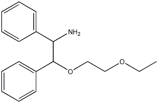 [1-amino-2-(2-ethoxyethoxy)-2-phenylethyl]benzene Structure