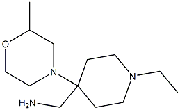 [1-ethyl-4-(2-methylmorpholin-4-yl)piperidin-4-yl]methylamine Structure