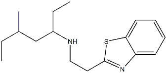 [2-(1,3-benzothiazol-2-yl)ethyl](5-methylheptan-3-yl)amine Structure