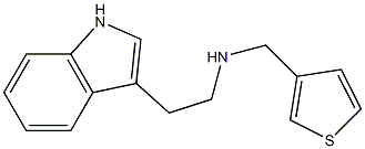 [2-(1H-indol-3-yl)ethyl](thiophen-3-ylmethyl)amine 구조식 이미지